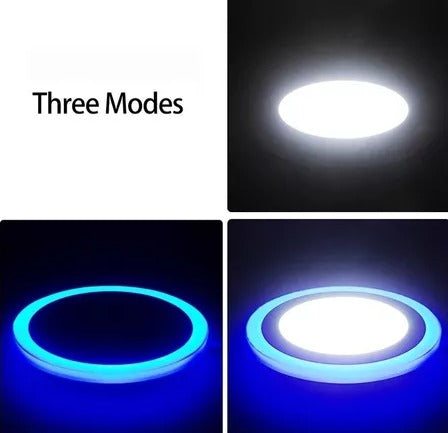 Foco Led Bicolor Sobrepuesto 12 W